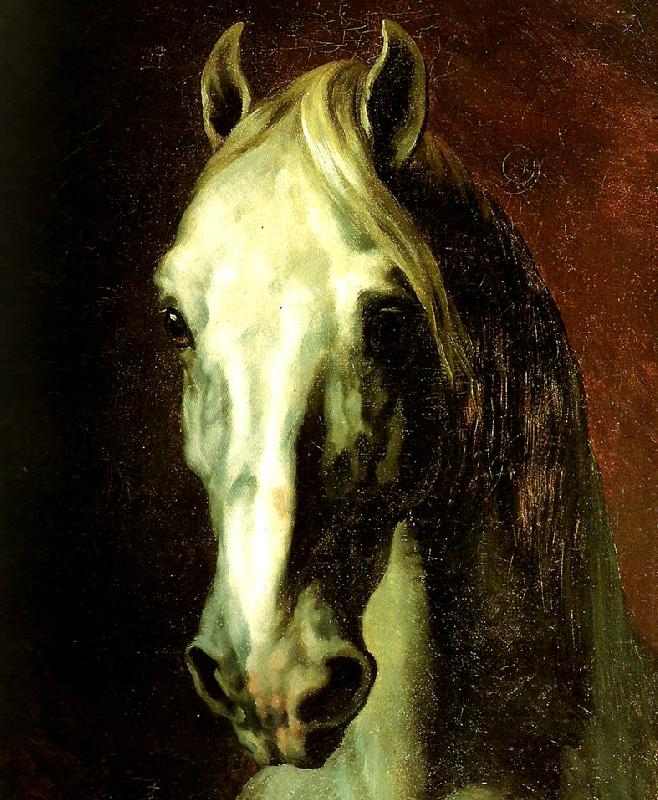 charles emile callande tete de cheval blanc Germany oil painting art